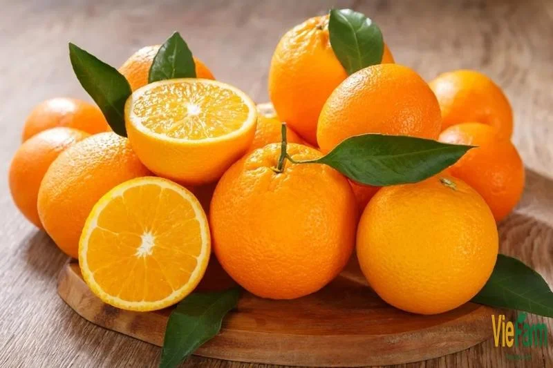 Ảnh quả cam tưới