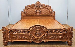 Vận Chuyển Giường Gỗ Quý, Giường Long Sàng – An Giang Logistics: Êm Ái Giấc Ngủ, Vẹn Nguyên Nét Chạm